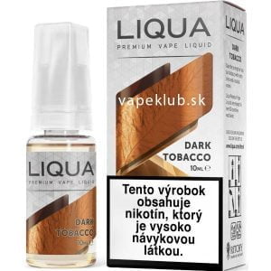 Liqua Dark Tobacco - jemná tabakovka vhodná na všetky príležitosti