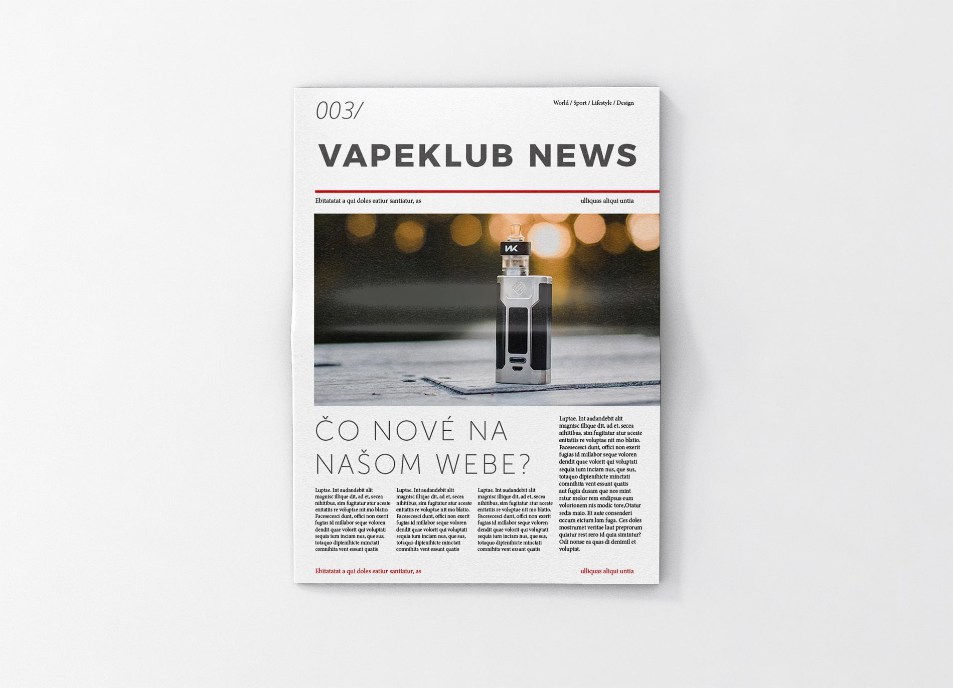 Vapeklub NEWSletter