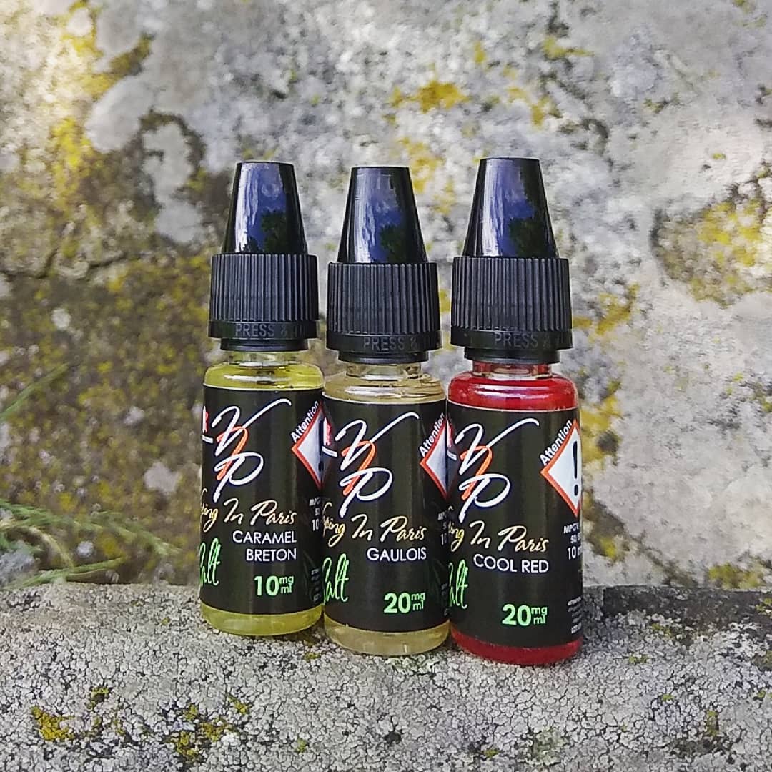 Vaping in Paris Malate Salt Nikotin liquidy