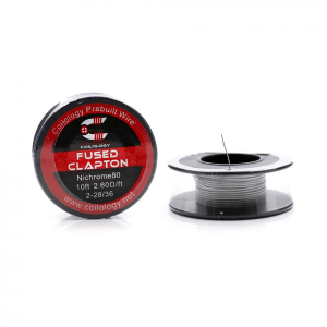 Fused Clapton Ni80 drôt Coilology 2*28/36 - 3m