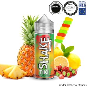 Tiki zo série Shake je replika nanuku, ktorý je v Chorvátsku veľmi populárny. Kombinuje ananás, jahodu a citrón.