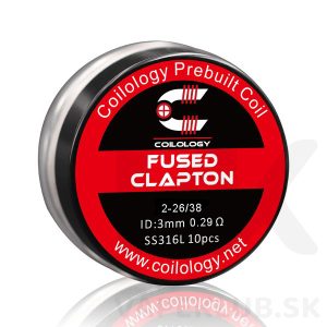 Fused Clapton Coilology DL špirálky nerez SS316 0.29 ohm