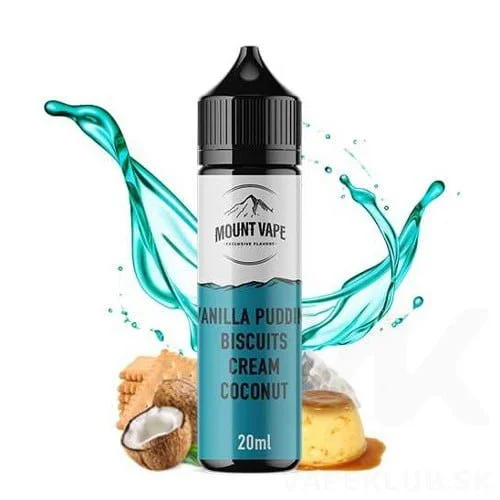 Mount Vape Vanilla Pudding Biscuits Cream Coconut 20/60ml