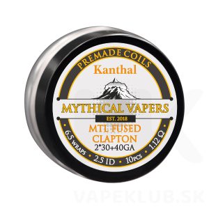Kanthal MTL Fused Clapton špirálky Mythical Vapers 10ks