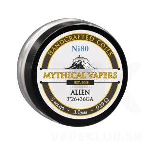 Ni80 Alien DL špirálky Mythical Vapers handcrafted