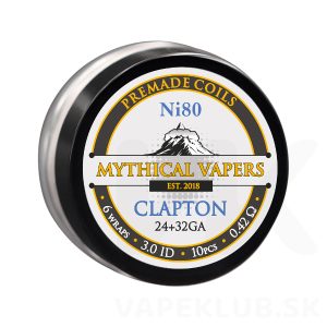 Ni80 Clapton DL špirálky Mythical Vapers 10ks