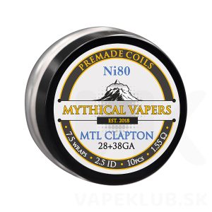 SS316L MTL Clapton špirálky Mythical Vapers 10ks