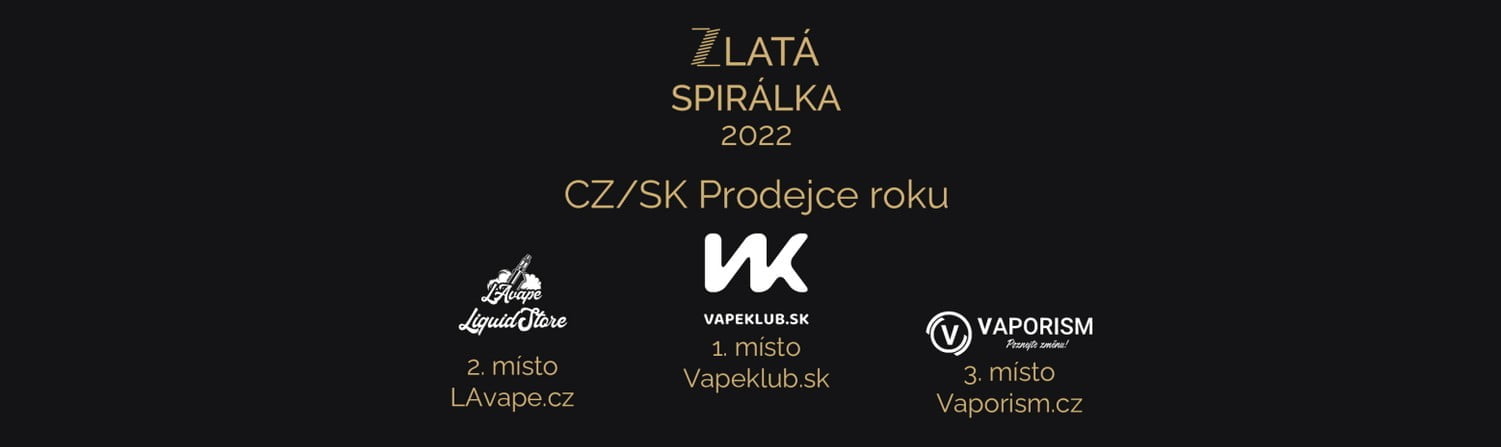 Zlatá Spirálka 2022 - výsledky kategórie Prodejce