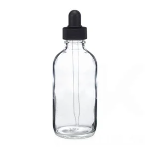60ml sklenená fľaška Boston Round s pipetou