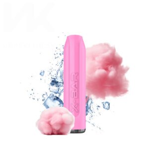Jednorazová e-cigareta X-Bar, príchuť Cotton Candy - cukrová vata