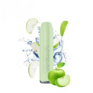 Jednorazová e-cigareta X-Bar, príchuť Green Apple - zelené jablko