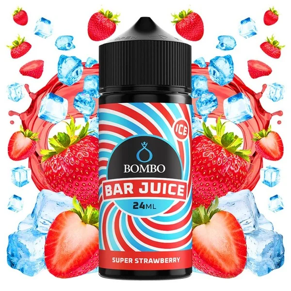 Super Strawberry - SnV Bombo Bar Juice 24/120ml