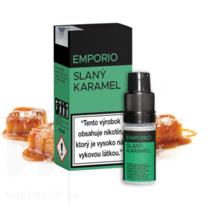 Emporio Slaný Karamel - e-liquid - náplň do elektronických cigariet