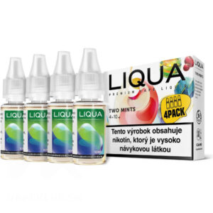Liqua 4pack - Two Mints. 4 kusy náplň do elektronických cigariet