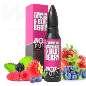 Strawberry, Raspberry, Blueberry - SnV Riot Punx 10/60ml